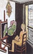 Henri Matisse The Painter and his Model (mk35) oil painting artist